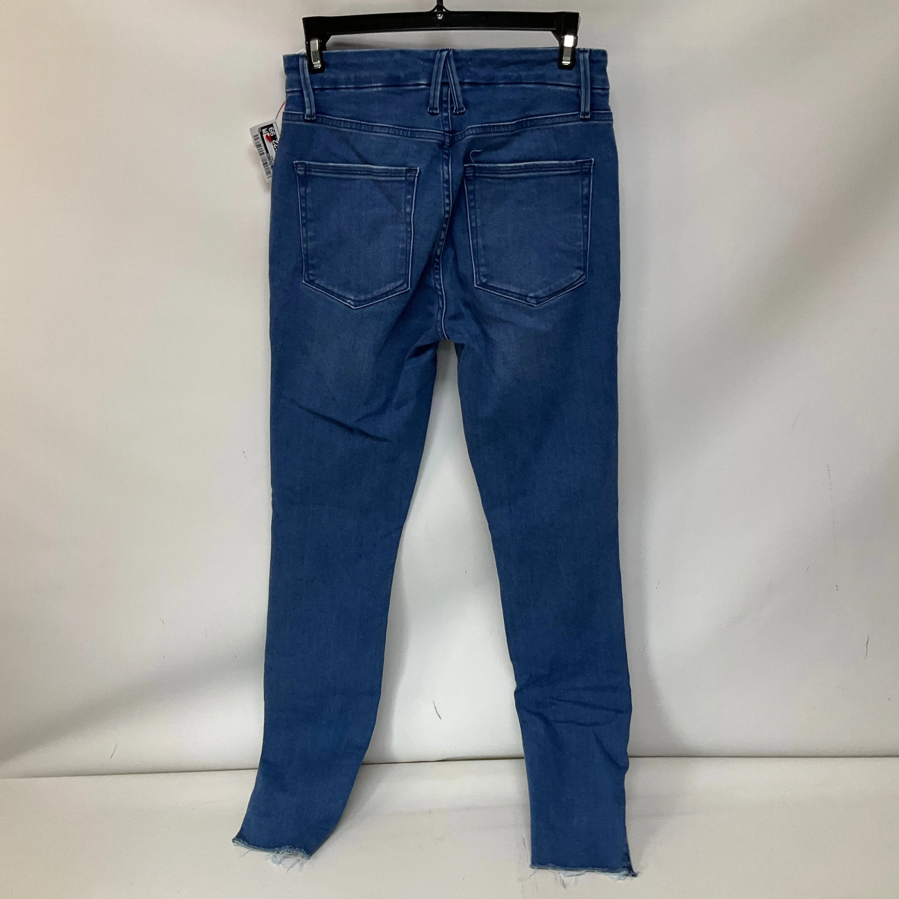 Jeans Skinny By Good American In Blue Denim, Size: 6