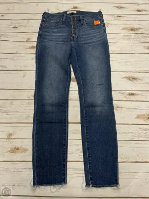 Jeans Skinny By Madewell In Blue Denim, Size: 4