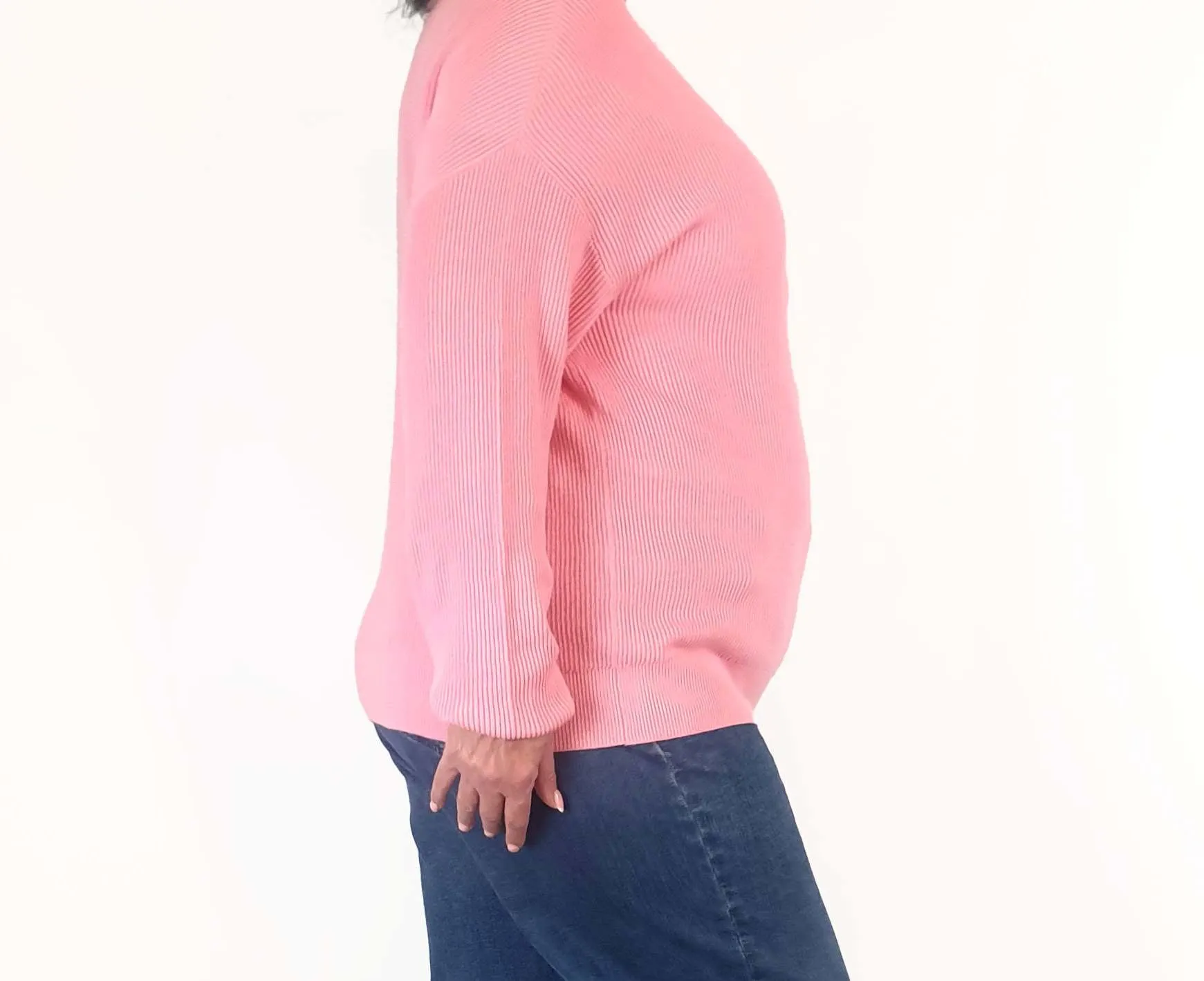 Jericho Road pink cotton daisy cardigan size 18