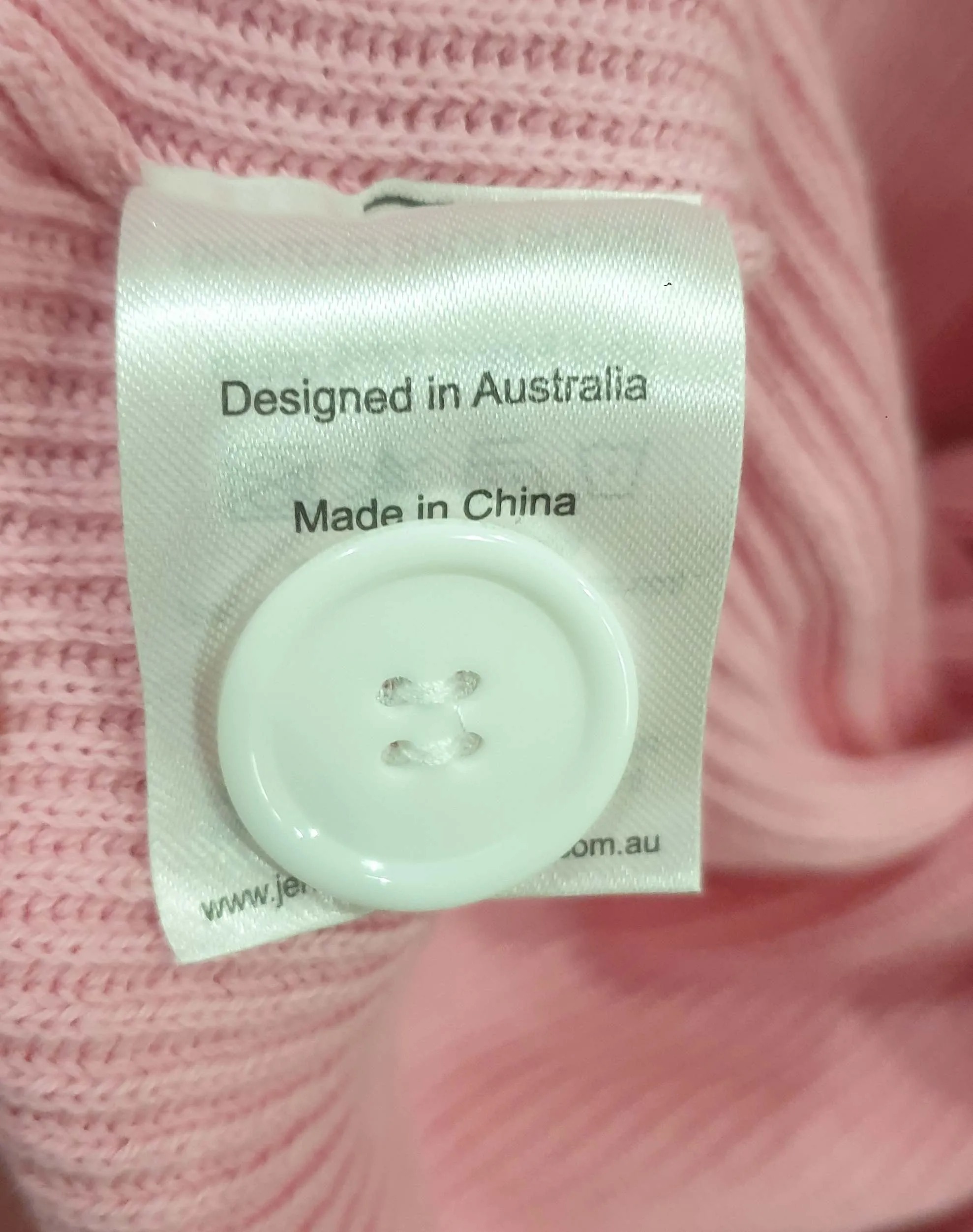 Jericho Road pink cotton daisy cardigan size 18