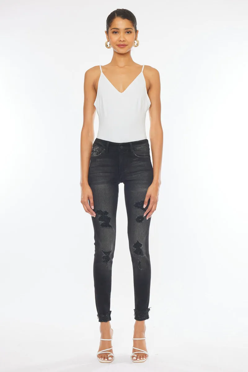 Jessie Mid Rise Super Skinny Jeans