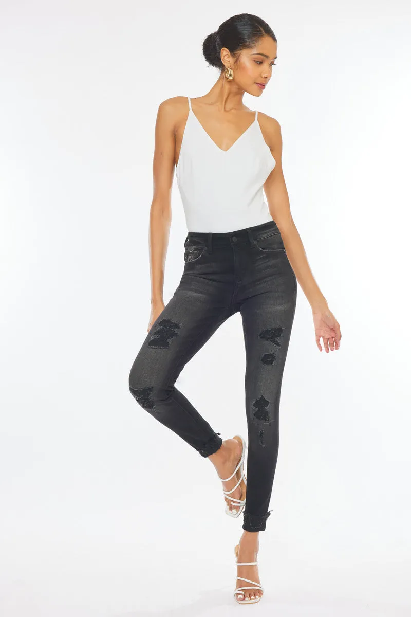 Jessie Mid Rise Super Skinny Jeans