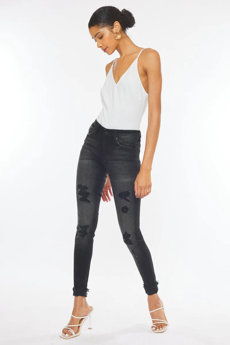Jessie Mid Rise Super Skinny Jeans
