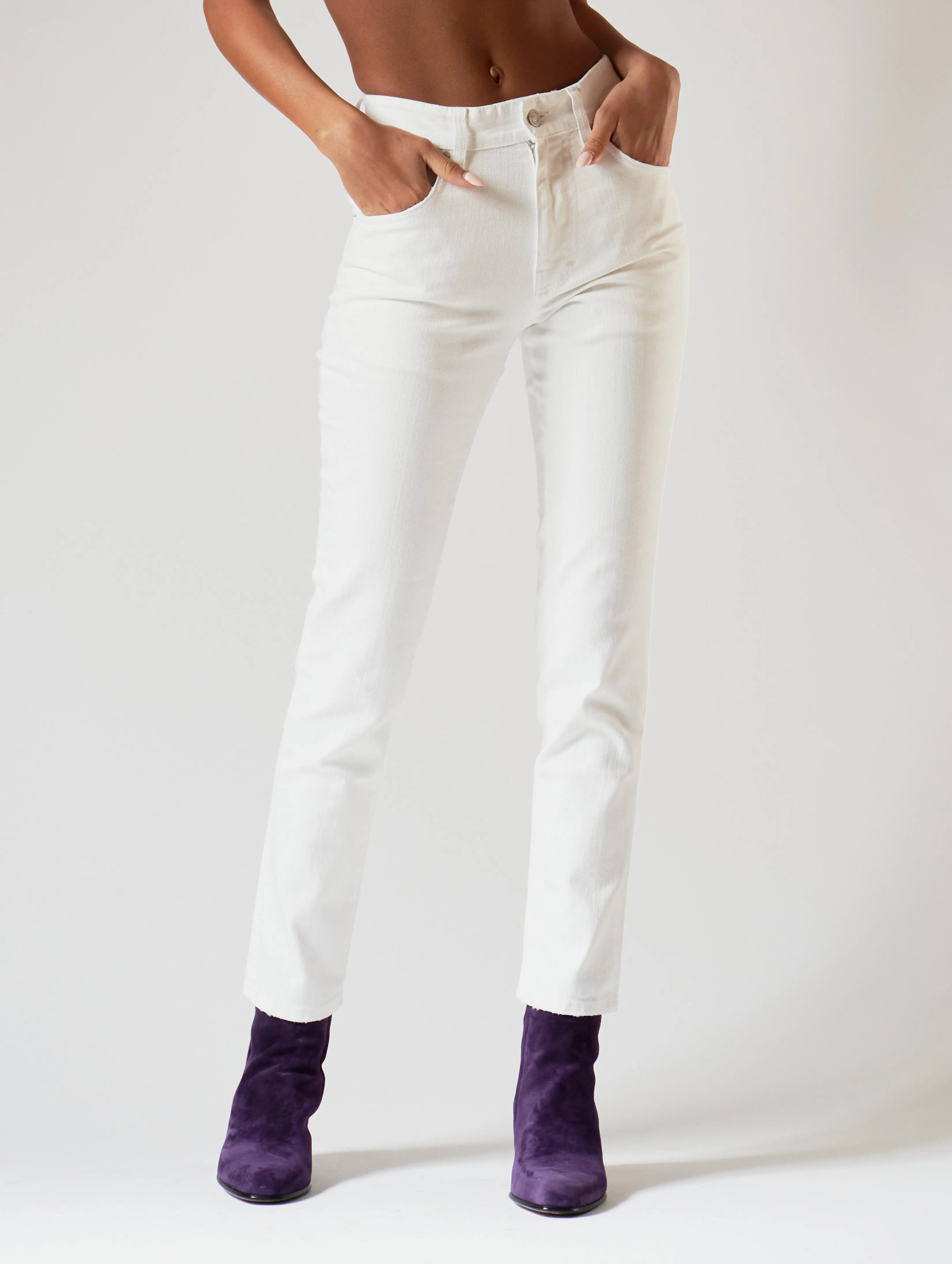JOAN SKINNY JEANS IN WHITE - Woman