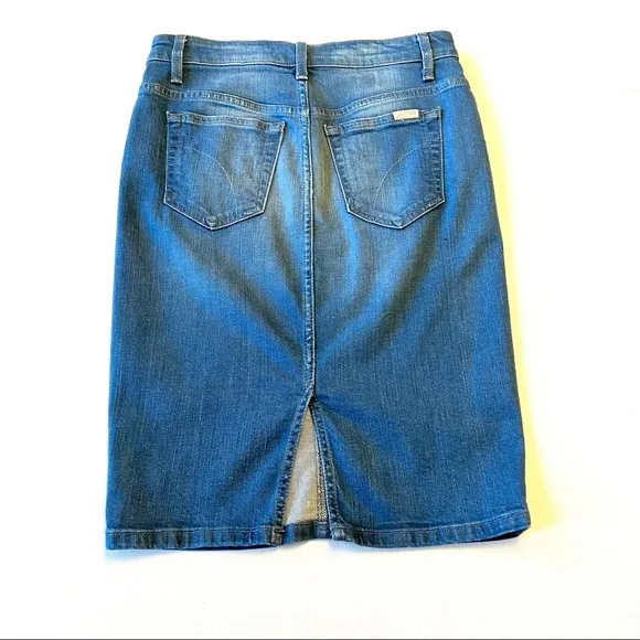 Joe’s Jeans Dora Denim Midi Pencil Skirt