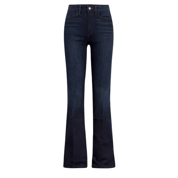 Joe's Jeans High Rise Flare Leg Dark Wash Denim Jeans