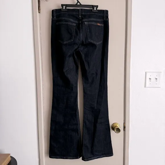 Joe's Jeans High Rise Flare Leg Dark Wash Denim Jeans