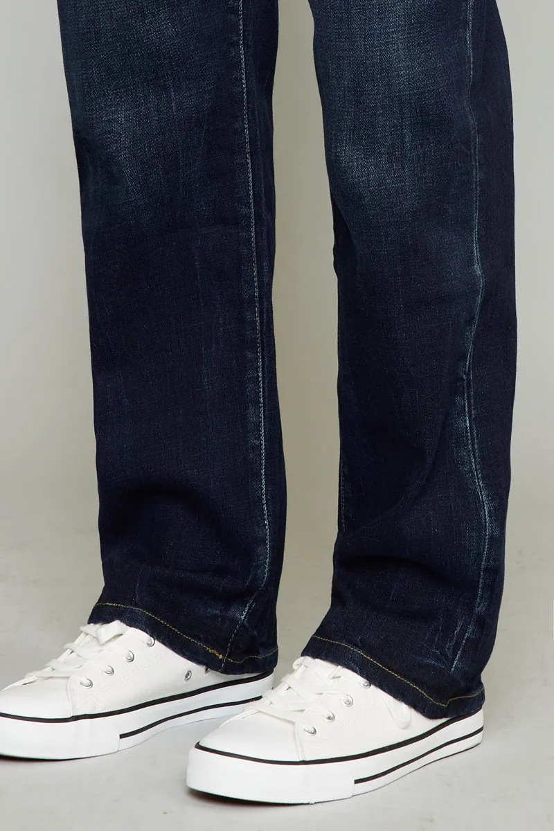 Joey- Dark Straight Jeans - Men