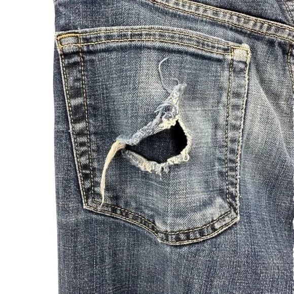 JOHN VARVATOS USA Women’s Jeans Size 29R Regular Distressed Straight Fit