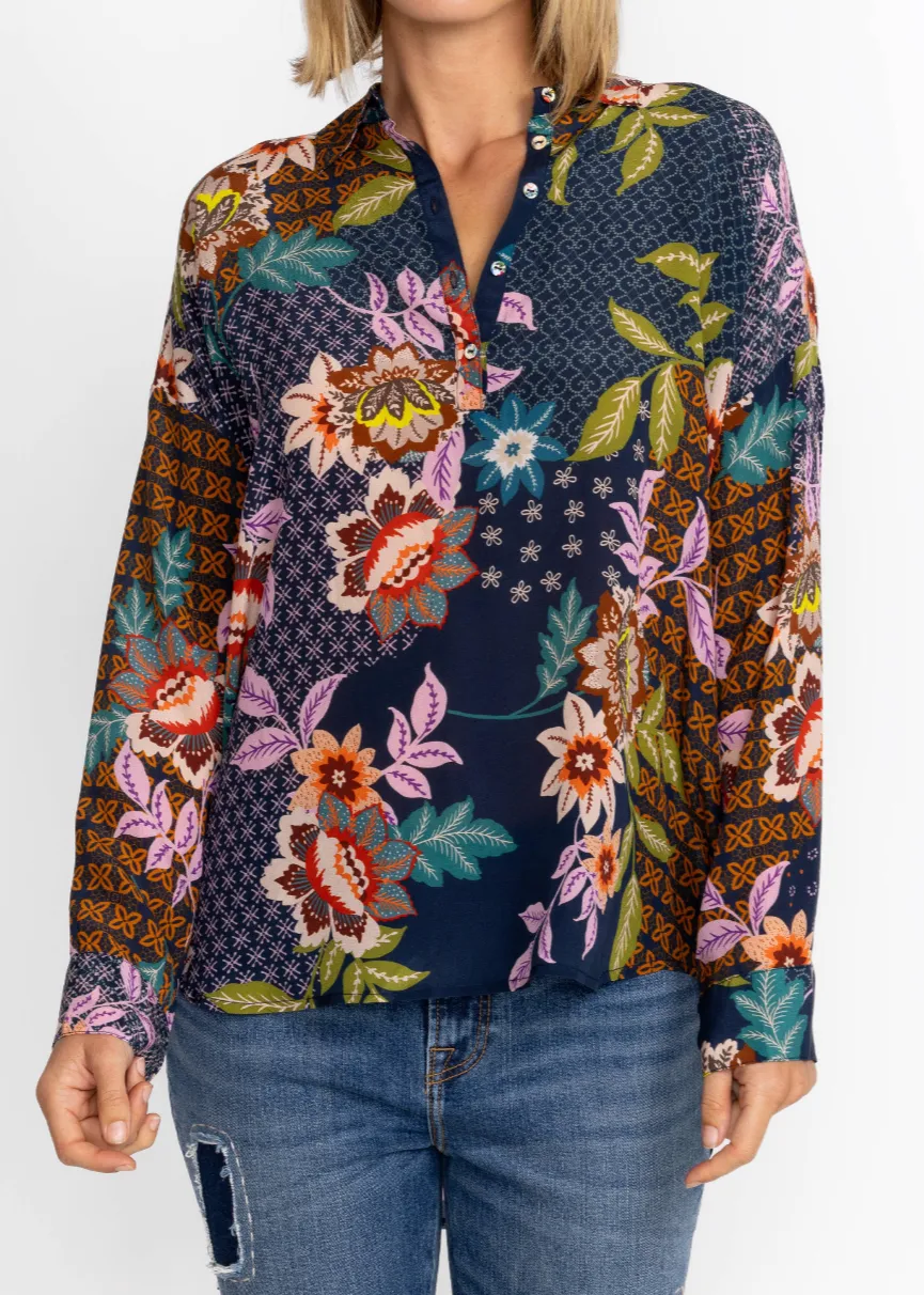 Johnny Was Delfino Lotus Blouse