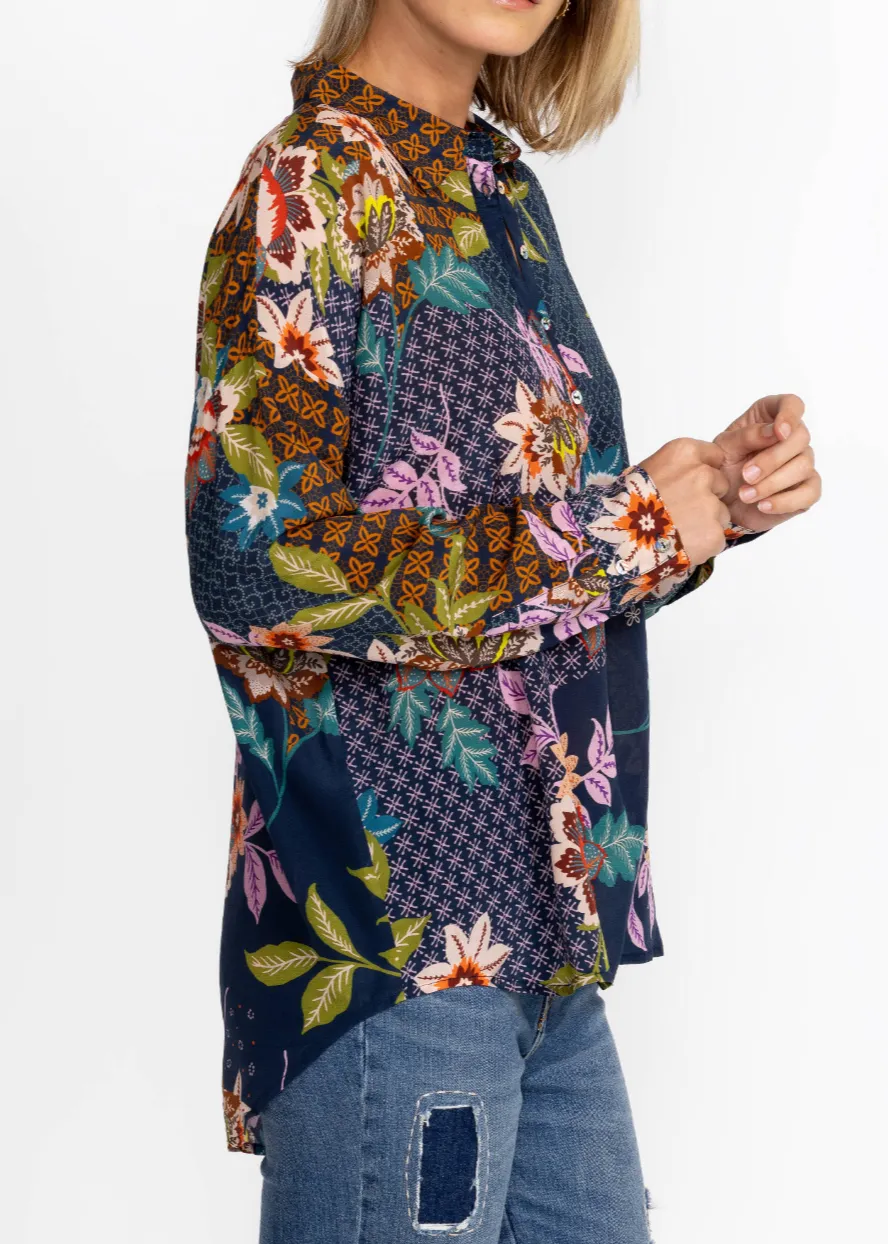 Johnny Was Delfino Lotus Blouse