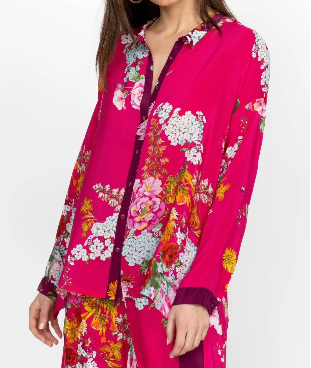 Johnny Was Golden Bouquet Seline Button Down