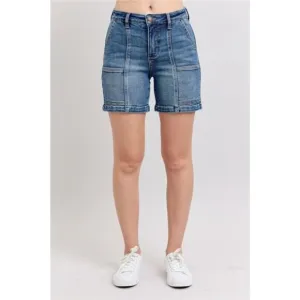 Judy Blue Full Size High Rise Denim Shorts Plus Size