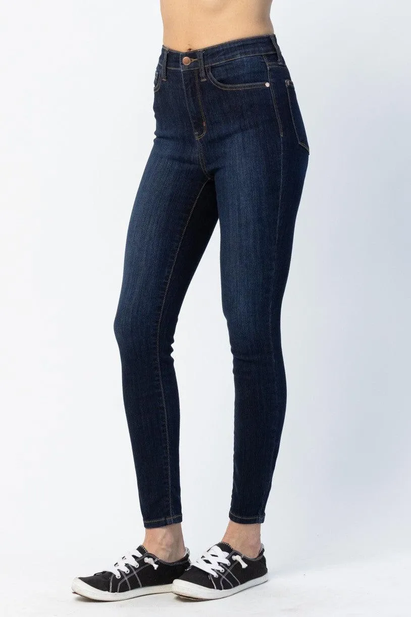 Judy Blue High Waist Back Phone Yoke Seam Skinny Jeans