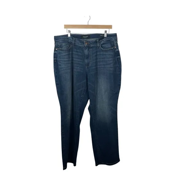 Judy Blue Women’s Shannon High-Rise Straight Leg Jeans Blue Size 16W