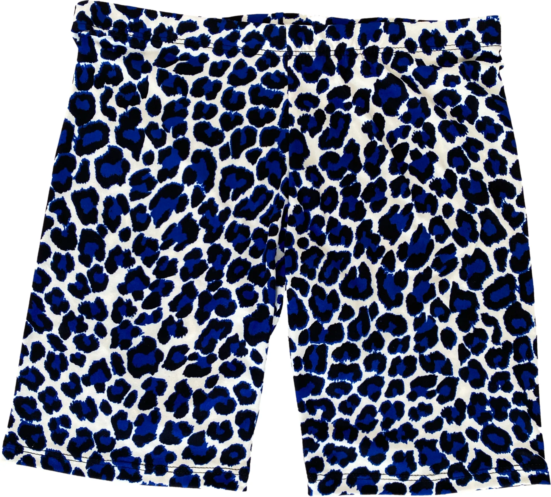 Juniors Cheetah Print Cotton Biker Shorts