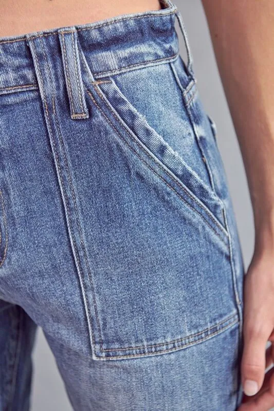 KanCan High Rise Slim Straight Jeans