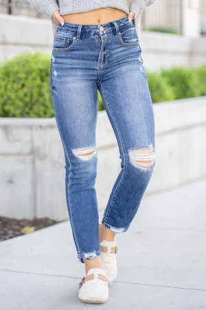 Knox High Rise Crop Straight Leg Regular & Plus Sizes