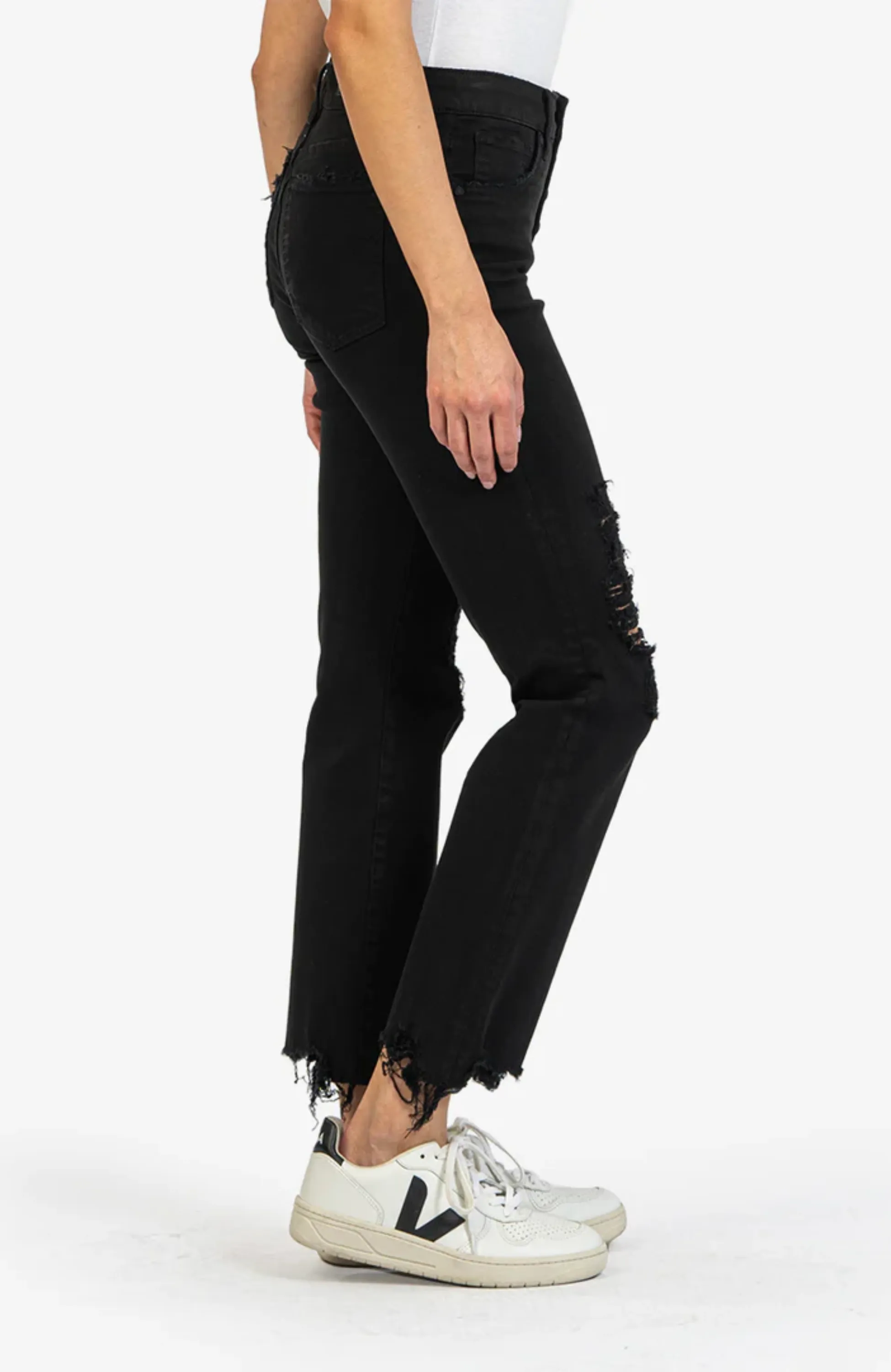 Kut From The Kloth - Reese High Rise Fab Raw Hem
