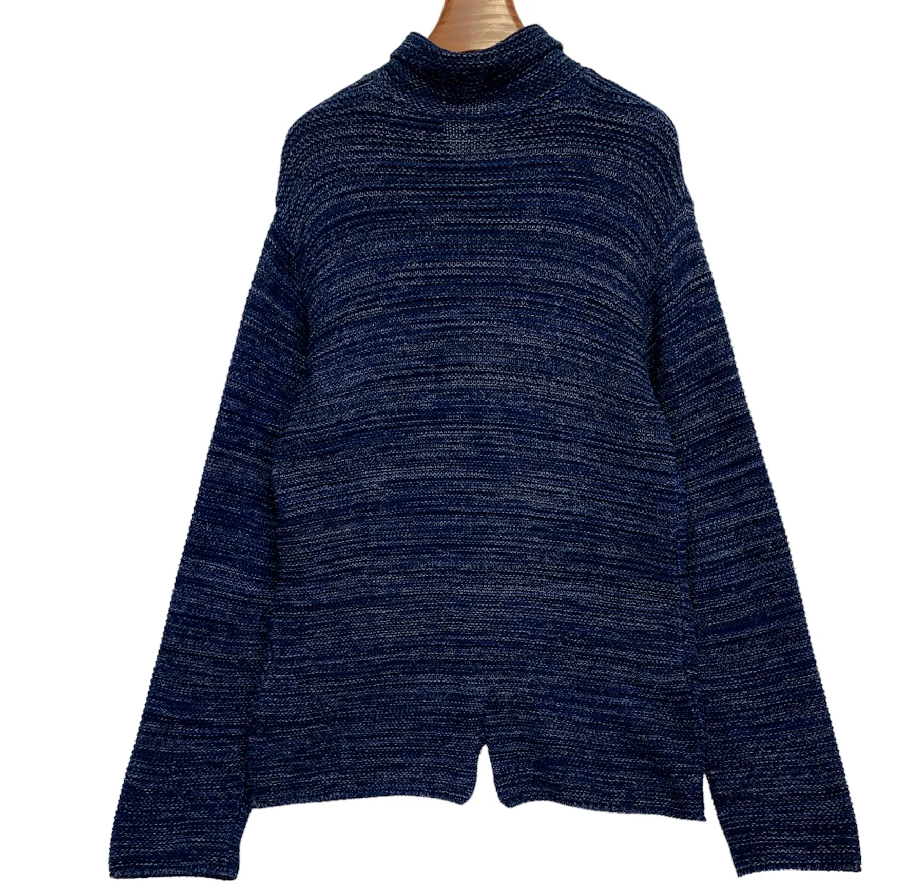 [L] Kapital Cotton Linen Knit Cardigan Sweater Indigo