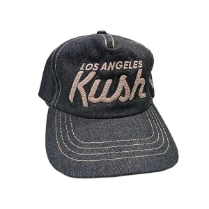 LA Kush Signature Snapback - Denim/Beige