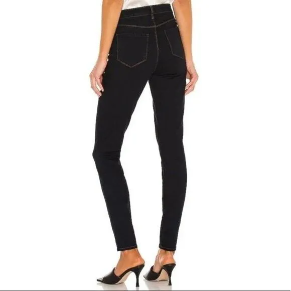 L'Agence Marguerite Ink Dark Wash Skinny Jeans