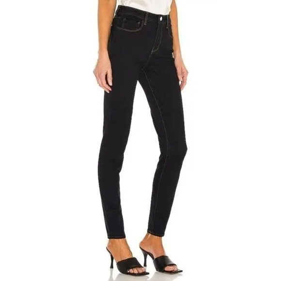 L'Agence Marguerite Ink Dark Wash Skinny Jeans