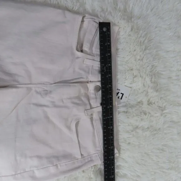 L’agence Betty Denim Shorts Size 25 Cut Off High Rise Frayed Hem Light Pink
