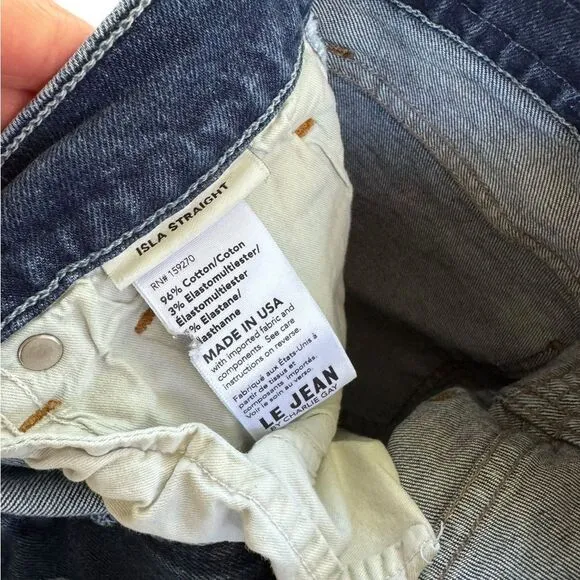 Le Jean Isla Straight Leg Jeans 28