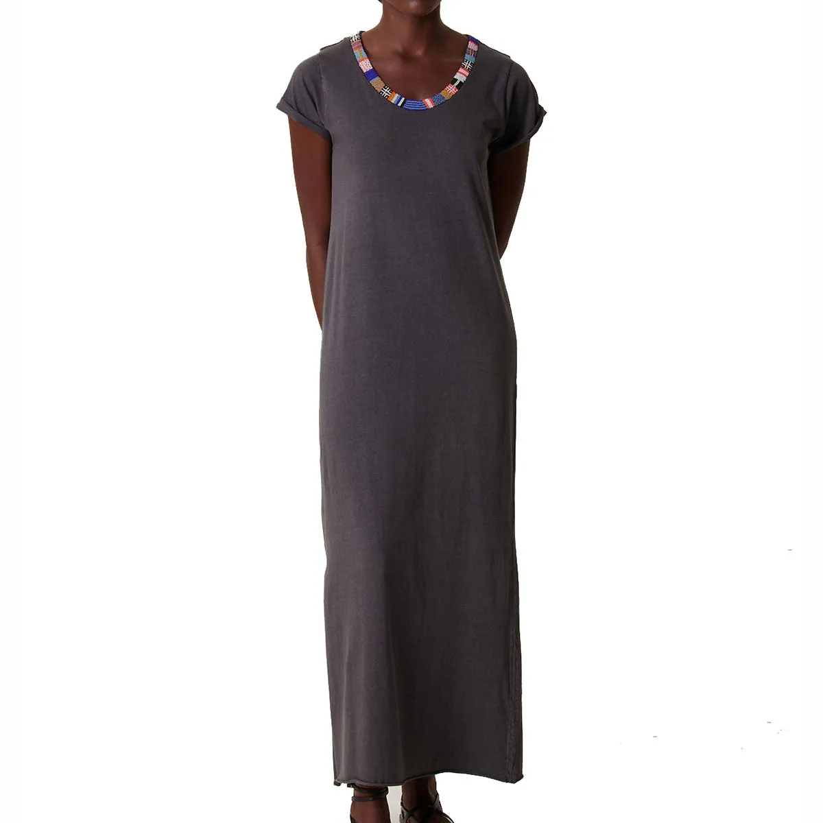 Leon & Harper Reinette JC05 Beads   Carbone Dress