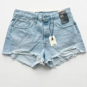 Levi’s 501 Shorts High Rise Denim Jean Women’s Size 30 Blue