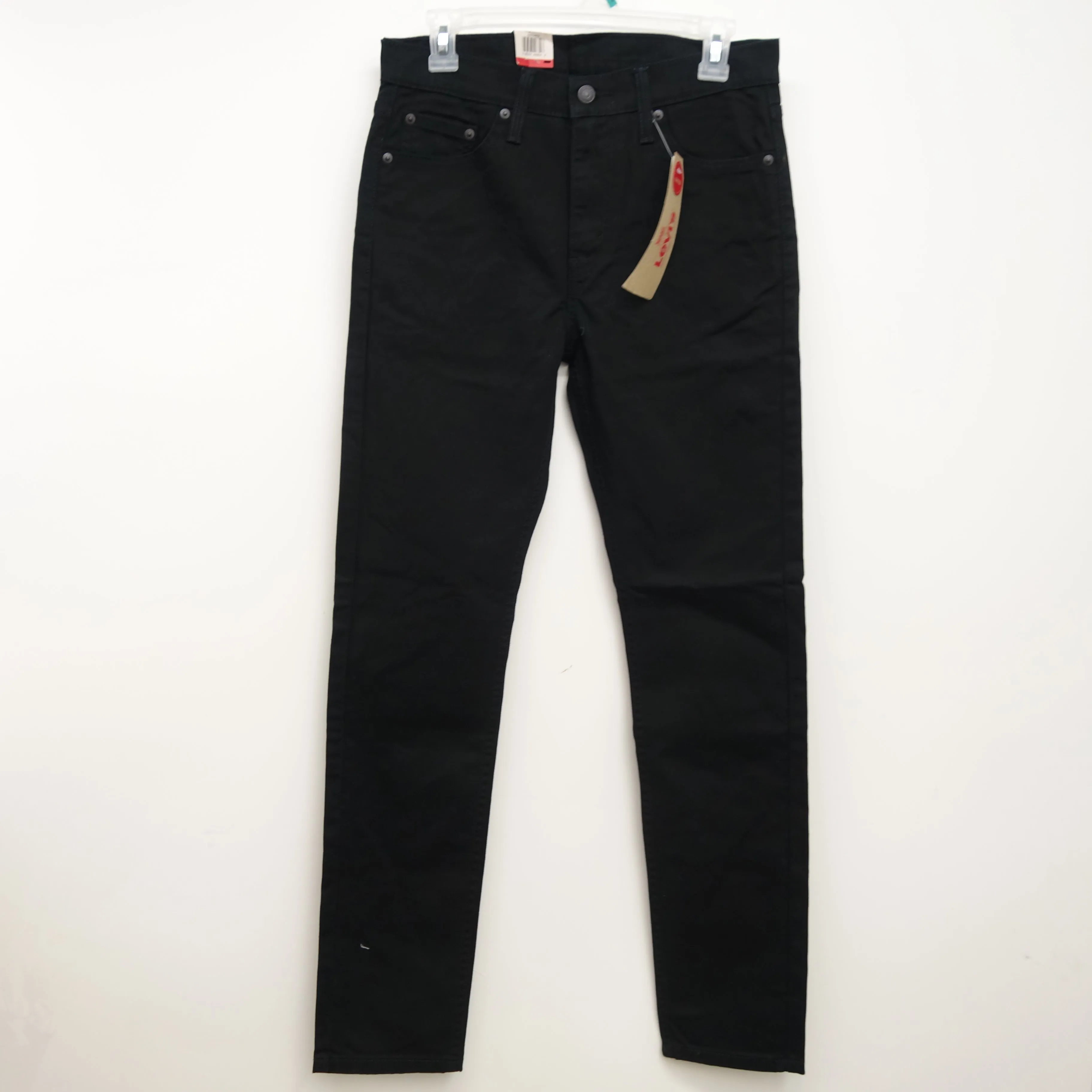 Levi's Mens 510 4173 Skinny Fit Black Wash Denim Jeans Size 30 x 32