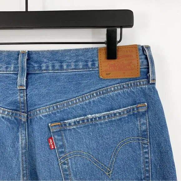 LEVI'S Premium 501 Original Fit Jean Blue Denim W32 x L30