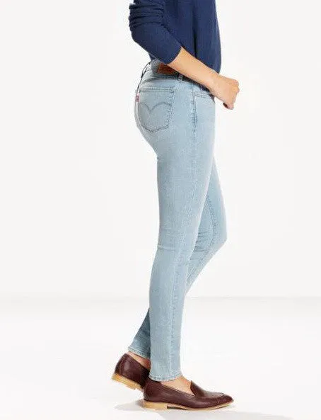 Levi's Womens 711 0007 Skinny Light Wash Slim Denim Jeans Size 29 X 32