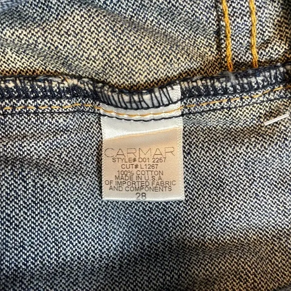 LF CARMAR RIGID DENIM LACE UP LOW RISE FLARE JEANS ** NWT**