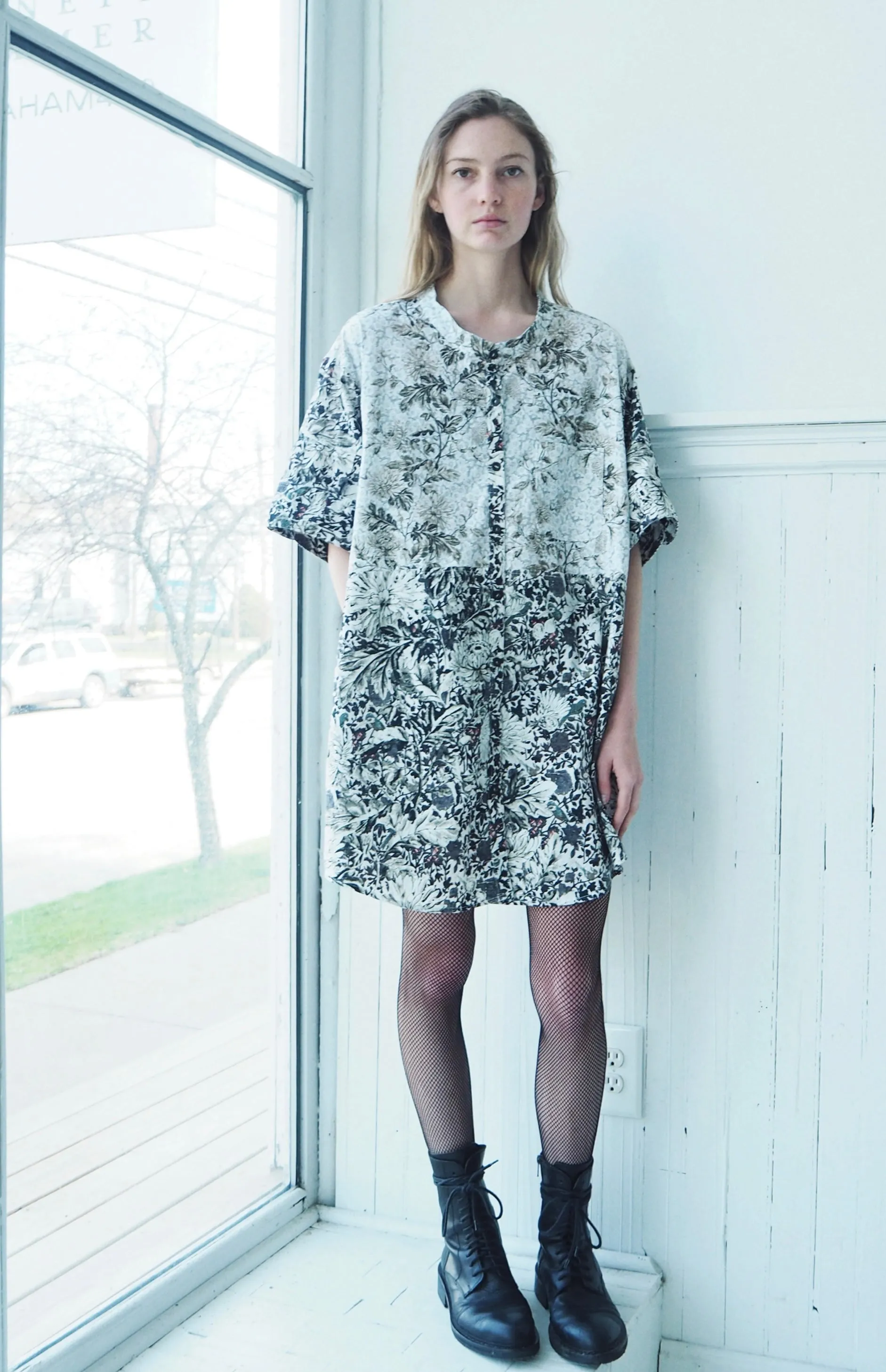 lillian and marianne combination big shirt dress
