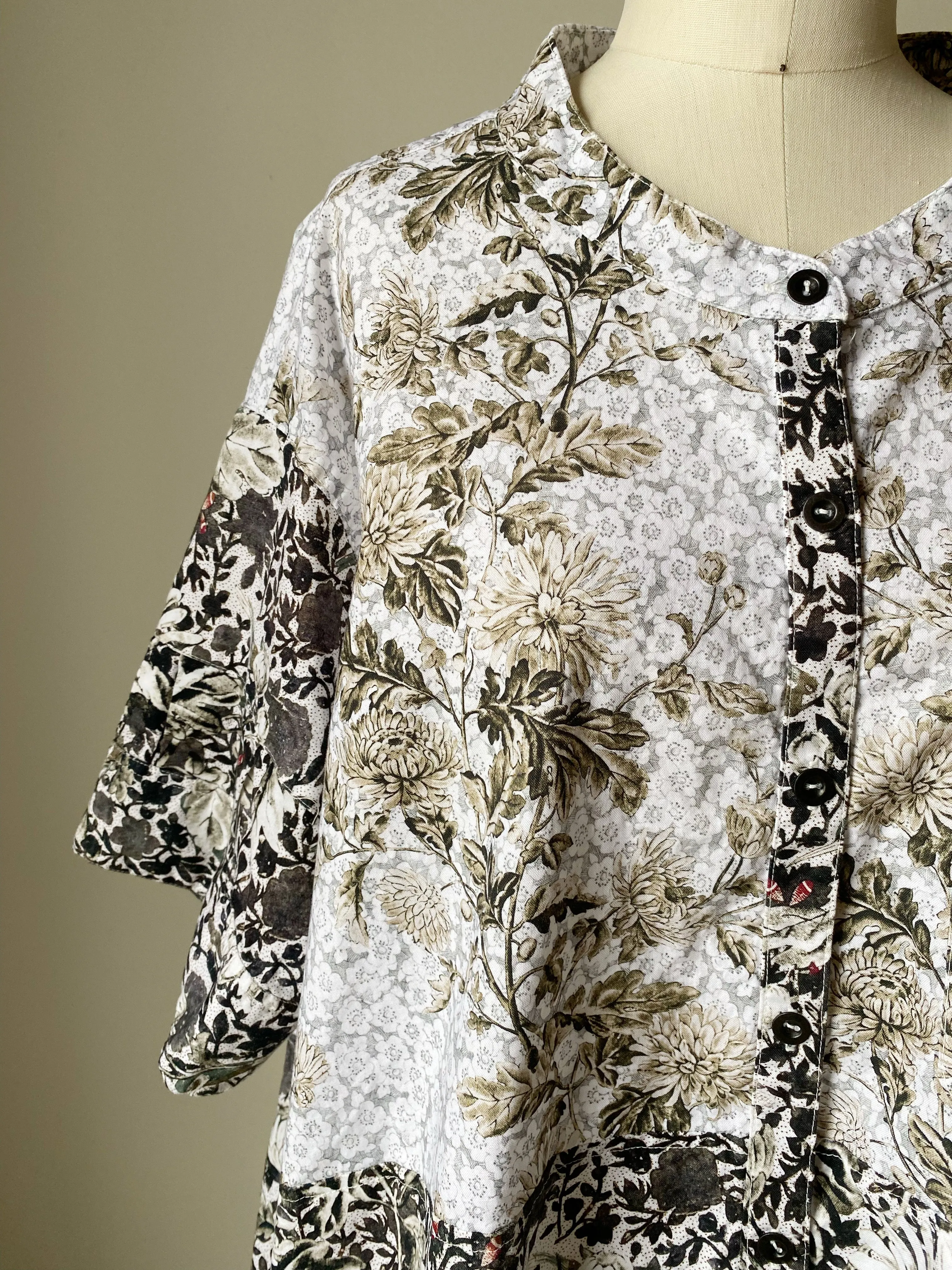 lillian and marianne combination big shirt dress