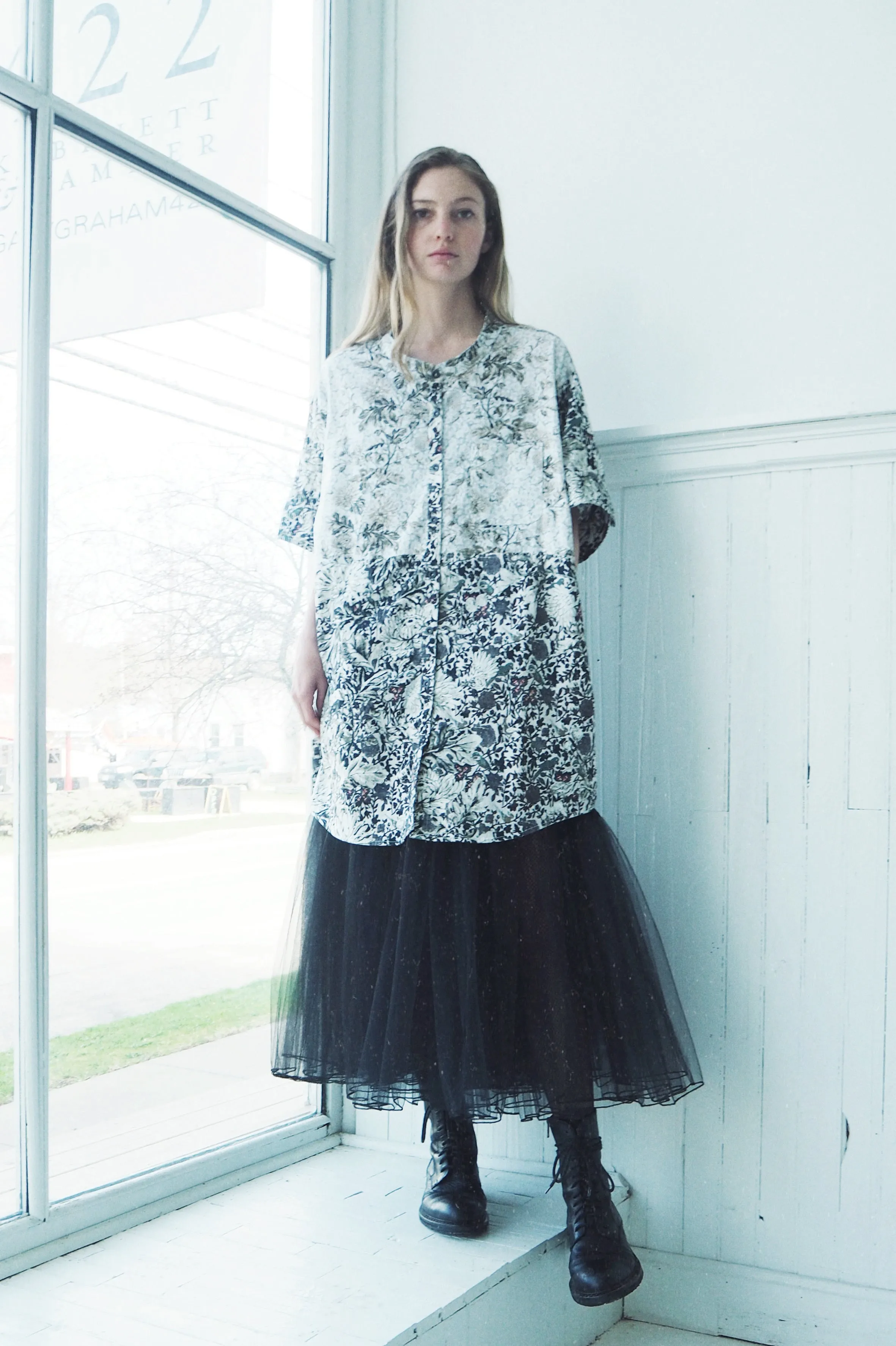 lillian and marianne combination big shirt dress