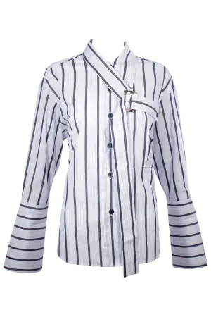 Lina Shirt in Navy Stripe