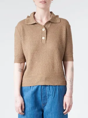 Linen Polo Sweater