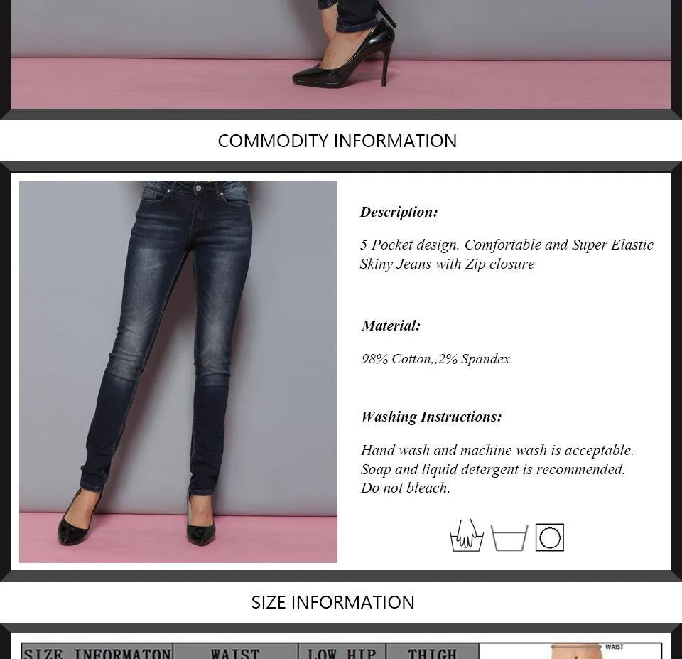 Liz Stretch Skinny Jeans