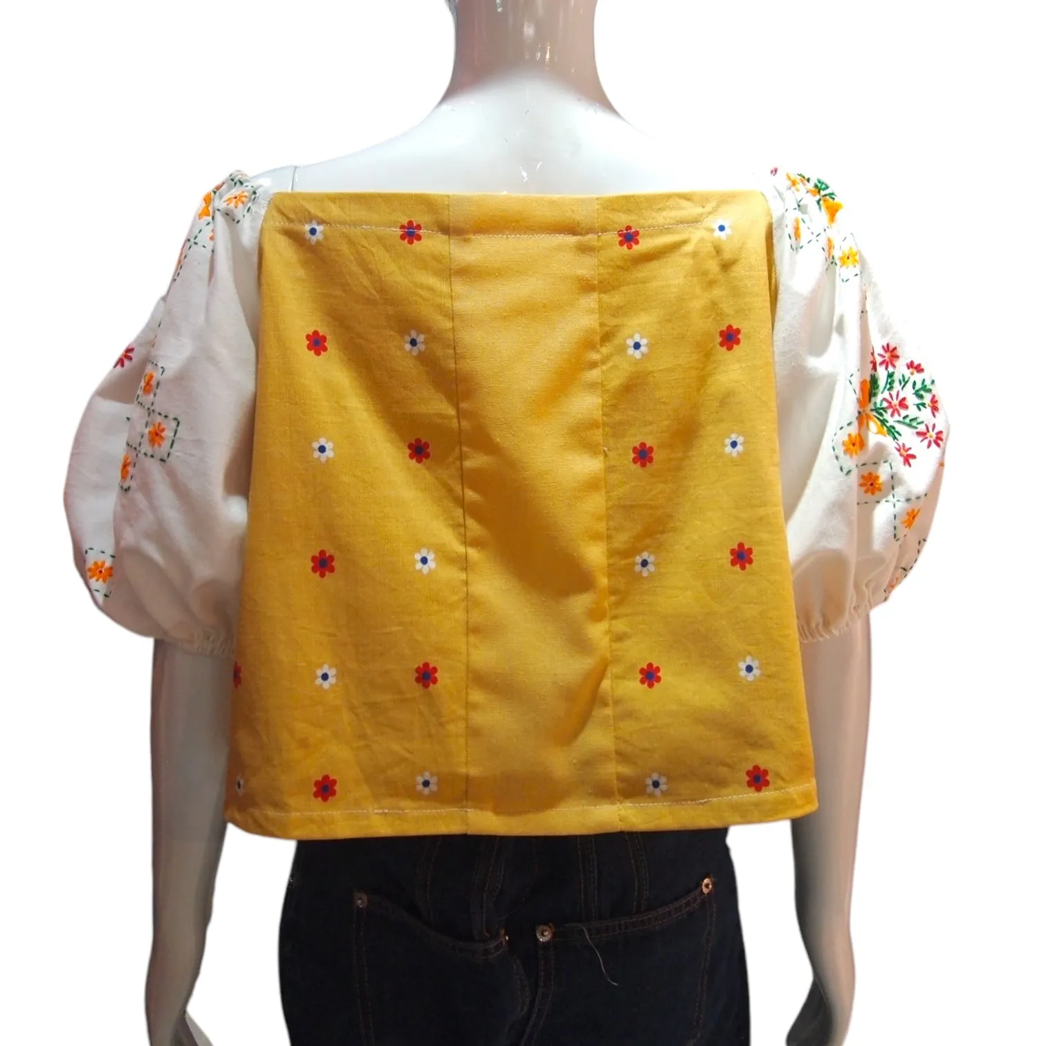Long-legged Birds - Reconstructed Vintage Top