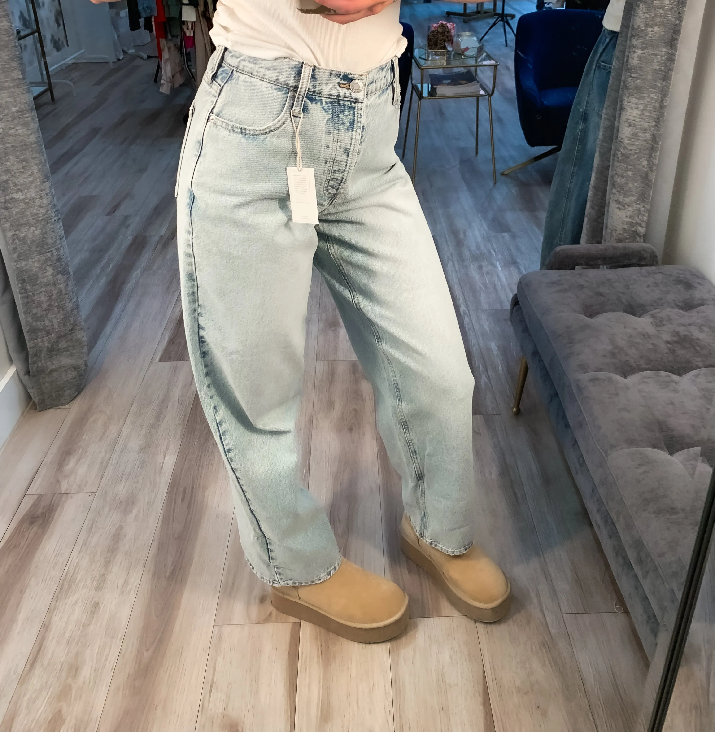 Lou Denim Pant - Faded Indigo