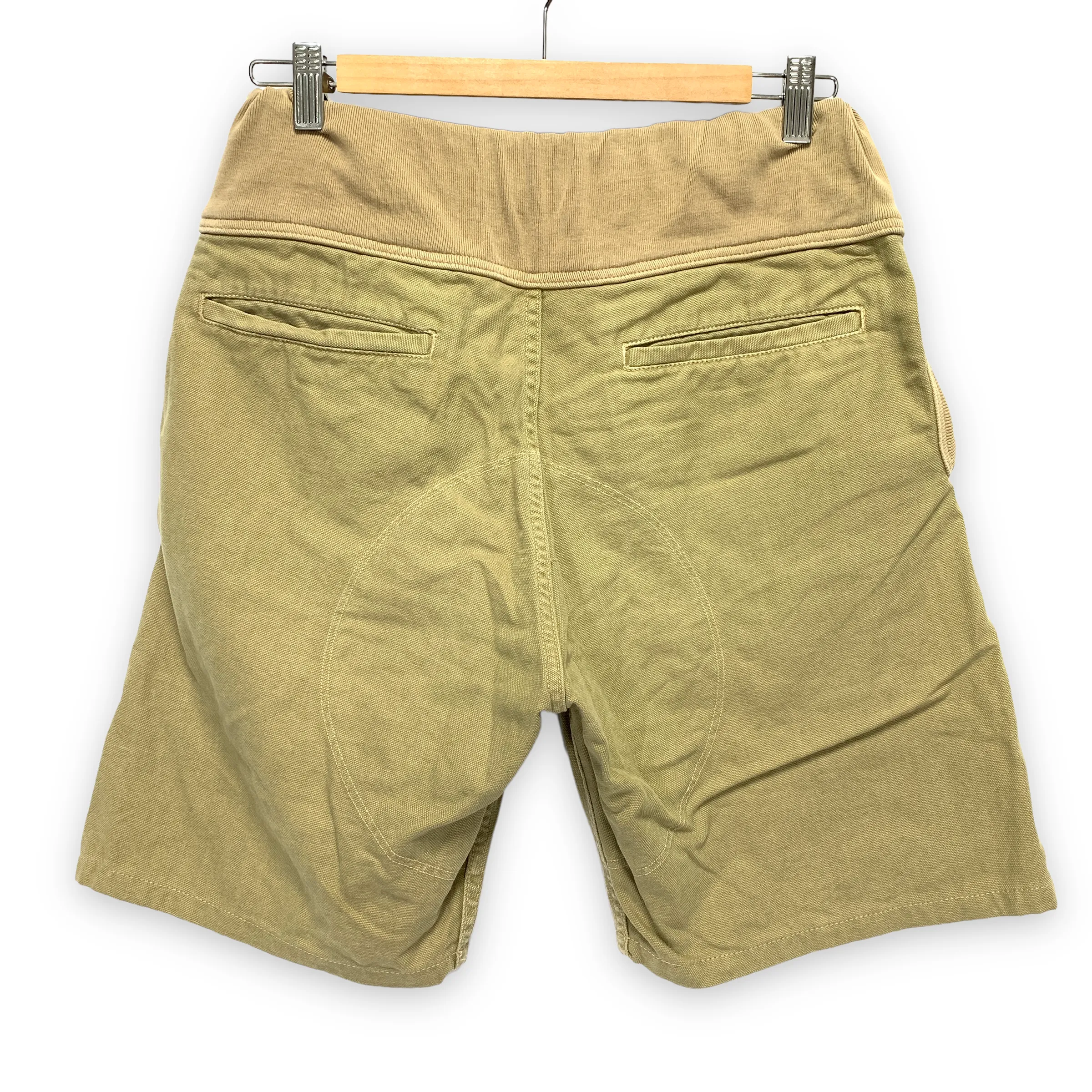 [M] Kapital Cotton Canvas Saurel Nouvelle Shorts Olive
