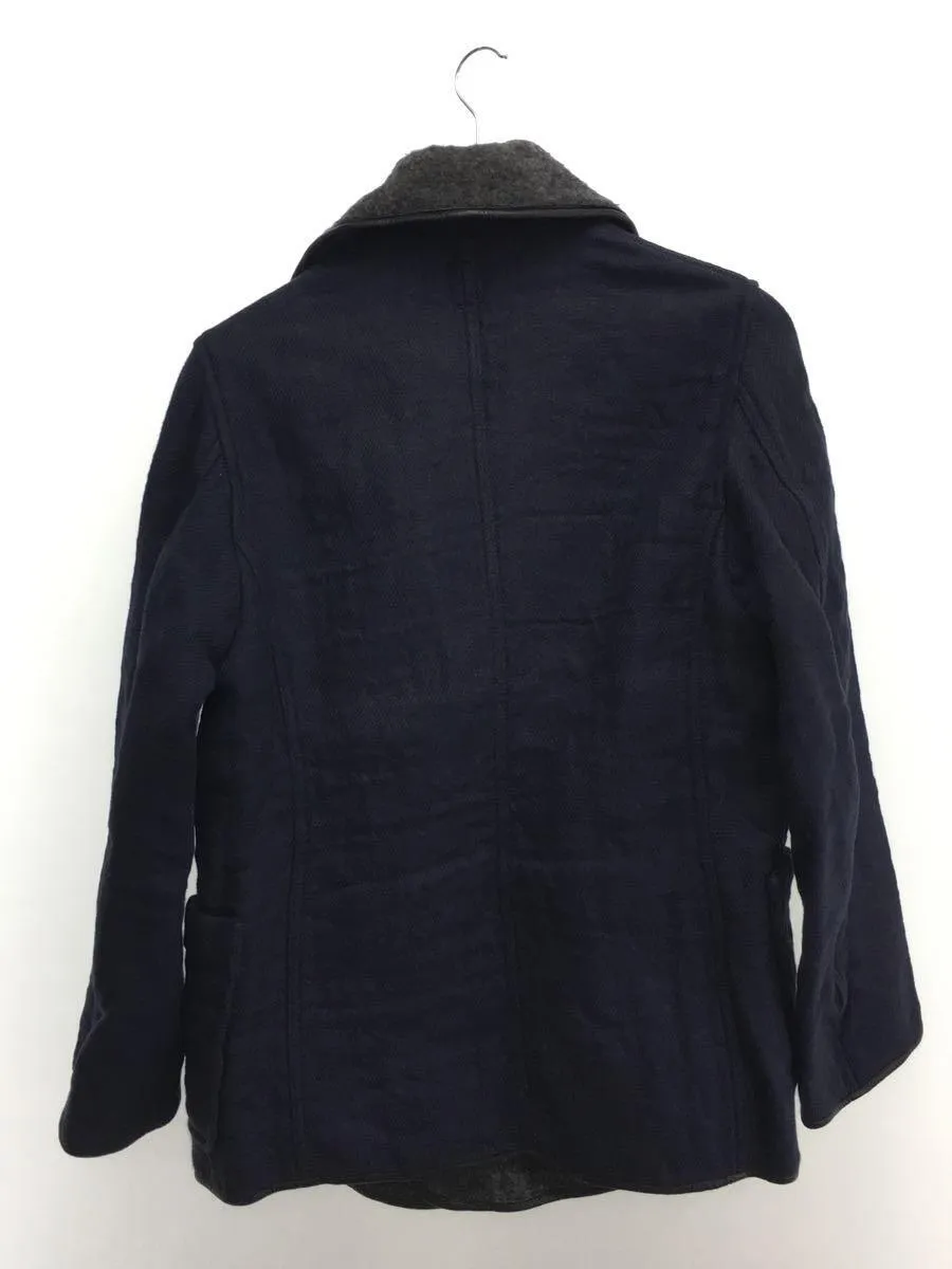 [M] Kapital Naval Wool Linen Pea Coat Navy