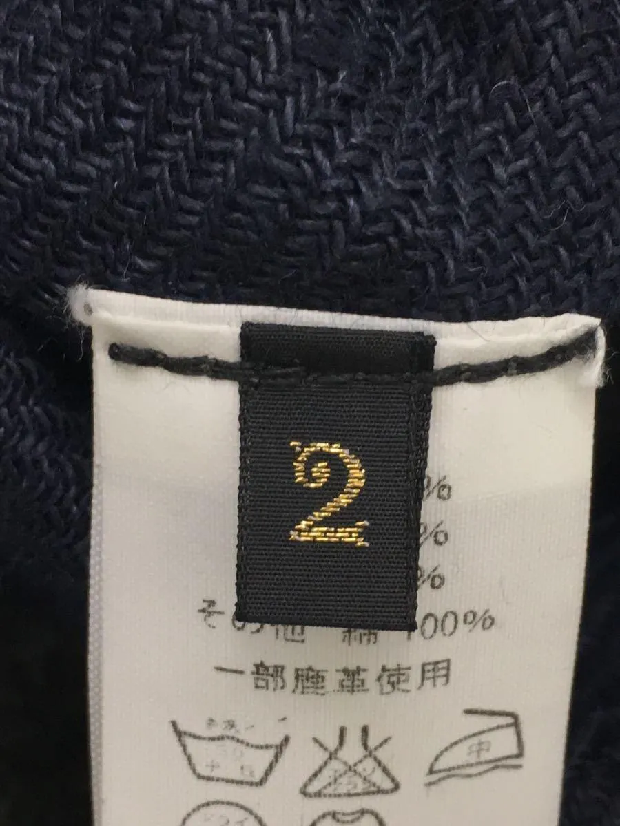 [M] Kapital Naval Wool Linen Pea Coat Navy