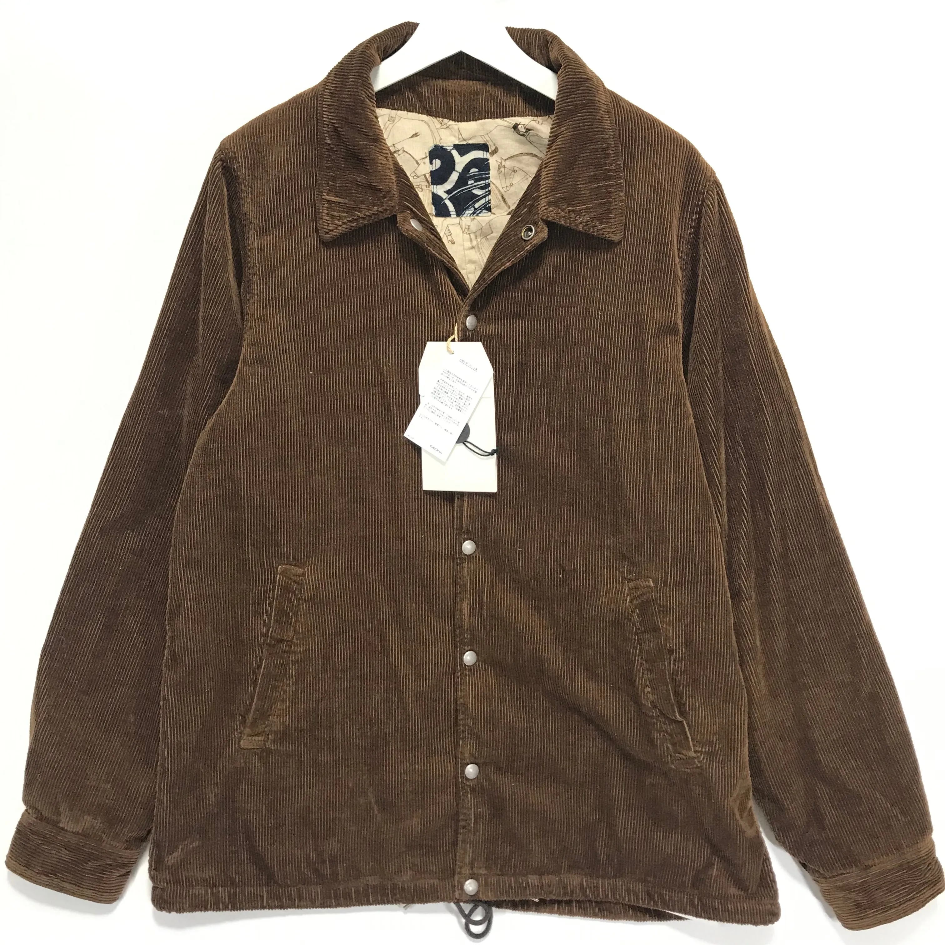 [M] Visvim ICT 18AW COACH JKT CORDUROY ND (Natural Dye) Brown