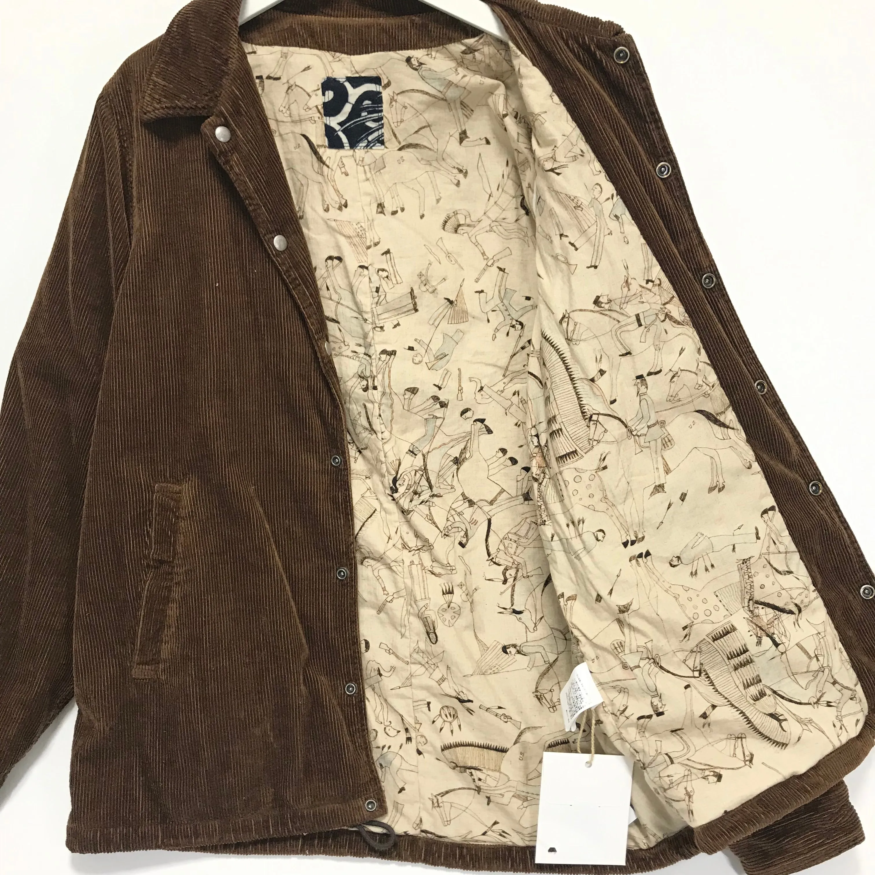 [M] Visvim ICT 18AW COACH JKT CORDUROY ND (Natural Dye) Brown