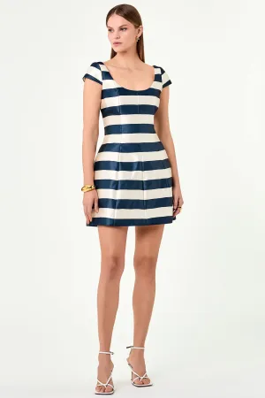 Madeline Dress - Sia Stripe Print