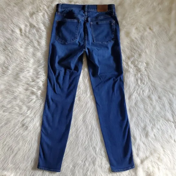Madewell 10 Inch High Rise Skinny Jeans in Tarren Wash Thermolite Size 27